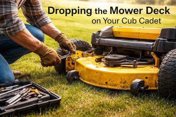 Dropping the Mower Deck on Your Cub Cadet