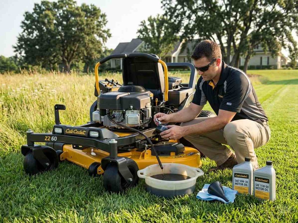 What Oil Does a Cub Cadet Riding Mower Use?