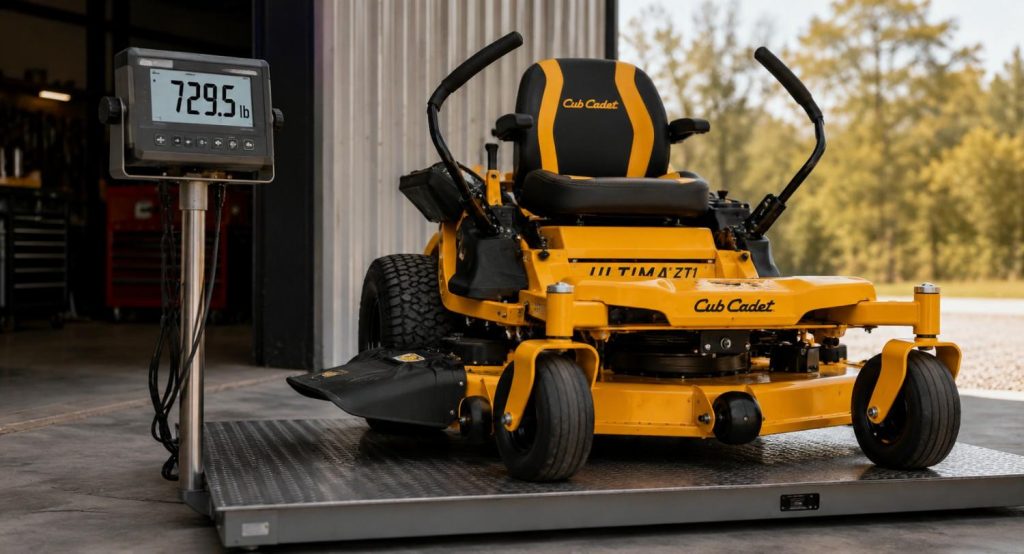 The Weight of a Cub Cadet Riding Mower